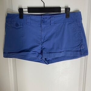 PIPER AND BLUE JUNIORS SHORT SHORTS BLUE SIZE 11 FEMININE ADORABLE
